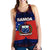 Samoa Women Tank Top Mix Flag LT6 Blue - Polynesian Pride