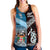 New Zealand Maori Aotearoa Fiji Tapa Together Women Racerback Tank - Red LT8 - Polynesian Pride