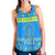 (Custom Personalised) Palau Christmas Women Racerback Tank Simple Style LT8 - Polynesian Pride