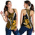 Wallis and Futuna Women Tank Top Polynesian Style Gold Color LT6 - Polynesian Pride