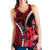 Wallis and Futuna Women Tank Top Polynesian Style Red Color LT6 - Polynesian Pride