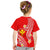 Hawaii T Shirt Red Polynesian Line Style LT9 - Polynesian Pride