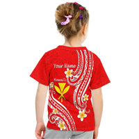 Custom Hawaii T Shirt Red Polynesian Line Style LT9 - Polynesian Pride