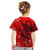 Nauru Custom T Shirt Polynesian Phoenix Bird, Fairytales Bird Red - Polynesian Pride