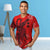 Fiji T Shirt Polynesian Phoenix Bird, Fairytales Bird Red - Polynesian Pride