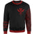 Hawaii Sweatshirt - Kanaka Maoli Simple Style Red Color Unisex Black - Polynesian Pride