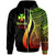 Wallis and Futuna Zip up Hoodie Reggae Tentacle Tribal Pattern Unisex Reggae - Polynesian Pride