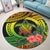 Polynesian Turtle Round Carpet Circle Turtle Hibiscus Reggae LT9 Reggae - Polynesian Pride