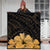 Royal Hibiscus Polynesian Tribal Golden Premium Quilts - AH - Polynesian Pride