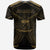 Samoa T Shirt Samoan Seal With Gold Line Style - Polynesian Pride