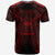 Samoa T Shirt Samoan Seal With Red Line Style - Polynesian Pride