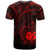 Samoa T Shirt Red Color Cross Style - Polynesian Pride