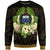 Samoa Sweatshirt - Polynesian Gold Patterns Collection Unisex Black - Polynesian Pride