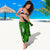 (Custom Personalised) New Caledonia Sarong Nautilus Green Polynesian Hibiscus LT13 - Polynesian Pride