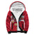 Tahiti Polynesian Sherpa Hoodie Mythical Destination LT13 Unisex Red - Polynesian Pride