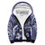 Samoa Polynesian Sherpa Hoodie Samoan Loved Turtles LT13 Unisex Blue - Polynesian Pride