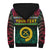 (Custom Personalised) Shefa Province Sherpa Hoodie Vanuatu Pig Tusk Polynesian Flag Style LT14 - Polynesian Pride