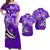 Custom Polynesian Hammerhead Shark Matching Hawaiian Outfits For Couples Purple LT13 Purple - Polynesian Pride