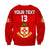 (Custom Text and Number) Kolisi Tonga College Atele Sweatshirt 140 Years Anniversary Tongan Ngatu LT13 - Polynesian Pride