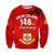 Kolisi Tonga College Atele Sweatshirt 140 Years Anniversary Tongan Ngatu LT13 Unisex Red - Polynesian Pride