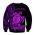 (Custom Personalised) Hawaii Polynesian Sweatshirt Purple Sea Turtles Hawaiian LT13 - Polynesian Pride