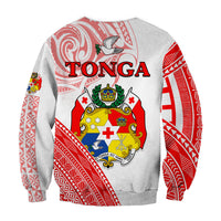 (Custom Personalised) Tonga Sweatshirt Tongan Pattern Blithesome LT13 - Polynesian Pride