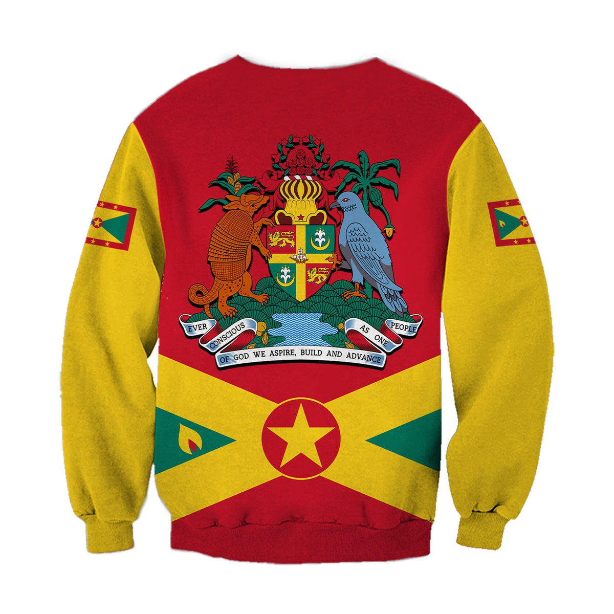 (Custom Personalised) Grenada Sweatshirt Keep Calm And Love Grenada LT13 - Polynesian Pride