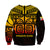 Marquesas Islands Tiki Sweatshirt Gradient Marquesan Tattoo LT13 - Polynesian Pride