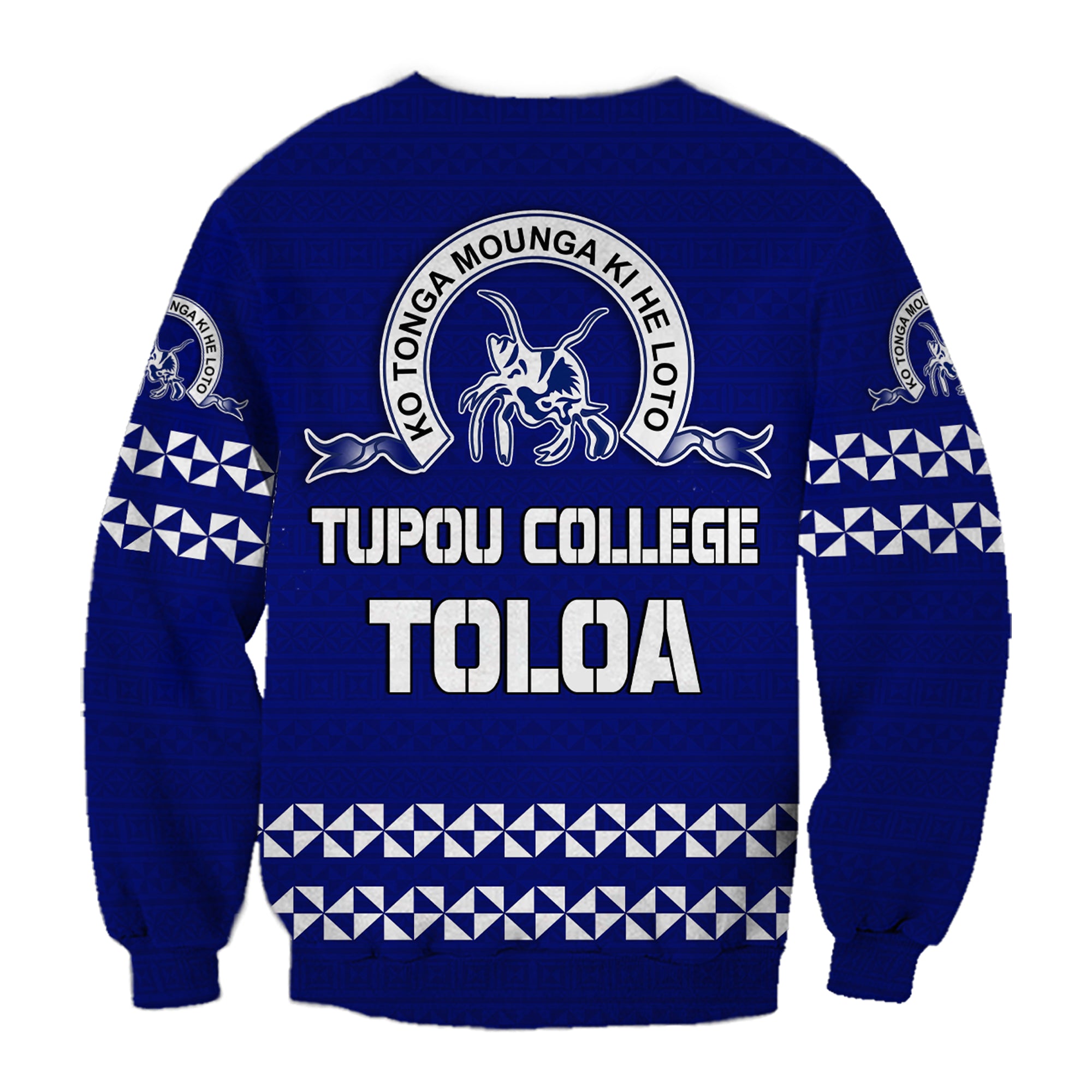 Tonga Tupou College Toloa Sweatshirt 156 Years Anniversary Tongan Ngatu LT13 - Polynesian Pride