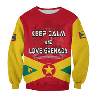 Grenada Sweatshirt Keep Calm and Love Grenada LT13 Unisex Art - Polynesian Pride