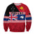 Papua New Guinea and New Zealand Sweatshirt Polynesian PNG and NZ LT13 Unisex Red - Polynesian Pride