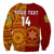 (Custom Text And Number) Tonga Vavau High School Sweatshirt Class Of Year Tongan Ngatu Pattern LT14 - Polynesian Pride