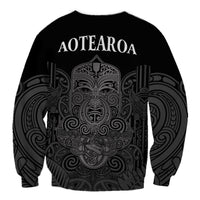 New Zealand Tiki Rugby Sweatshirt NZ Maori Koru Pattern LT14 - Polynesian Pride
