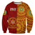 (Custom Text And Number) Tonga Vavau High School Sweatshirt Class Of Year Tongan Ngatu Pattern LT14 - Polynesian Pride