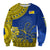 (Custom Personalised) Niue Hiapo Sweatshirt Rock of Polynesia Tapa Niuean Crab Happy Day LT13 - Polynesian Pride