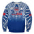 (Custom Text And Number) Samoa Rugby Sweatshirt Personalise Toa Samoa Polynesian Pacific Navy Version LT14 - Polynesian Pride