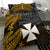 (Custom Personalised) Wallis and Futuna Bedding Set Enjoy Polynesian Flowers Version Gold LT13 - Polynesian Pride