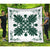 Hawaiian Quilt Maui Plant And Hibiscus Premium Quilt - Sacramento White - AH Sacramento - Polynesian Pride