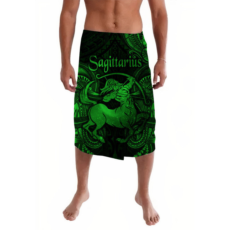 Sagittarius Zodiac Polynesian Lavalava Unique Style Green LT8 Green - Polynesian Pride