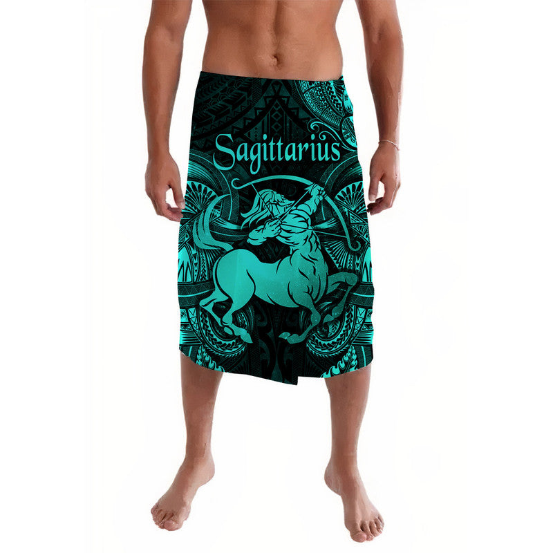 Sagittarius Zodiac Polynesian Lavalava Unique Style Turquoise LT8 Turquoise - Polynesian Pride