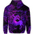 Sagittarius Zodiac Polynesian Zip Hoodie Unique Style Purple LT8 - Polynesian Pride