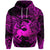 Custom Sagittarius Zodiac Polynesian Hoodie Unique Style Pink LT8 - Polynesian Pride