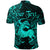 Custom Sagittarius Zodiac Polynesian Polo Shirt Unique Style Turquoise LT8 - Polynesian Pride