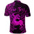 Custom Sagittarius Zodiac Polynesian Polo Shirt Unique Style Pink LT8 - Polynesian Pride