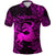 Custom Sagittarius Zodiac Polynesian Polo Shirt Unique Style Pink LT8 - Polynesian Pride