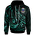 Samoa Hoodie The Flow of The Ocean Unisex Green - Polynesian Pride