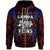 Samoa Zip up Hoodie Blood Runs Through My Veins Style Flag Unisex Red - Polynesian Pride