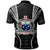 Samoa Polo Shirt Blood Runs Through My Veins Style Black - Polynesian Pride