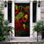 Samoa Door Cover Turtle Hibiscus Reggae Reggae - Polynesian Pride