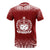 Samoa All Over T Shirt Fog Red - Polynesian Pride